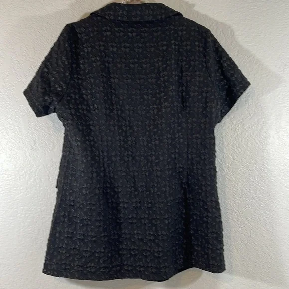 SHEIN 3 Piece Set Privé Solid Cami Top & Shorts & Single Button Blazer Black XL - Picture 6 of 15